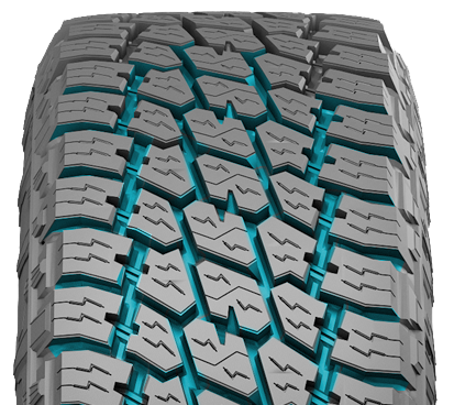 tread pattern on Nitto's all weather light truck tire.